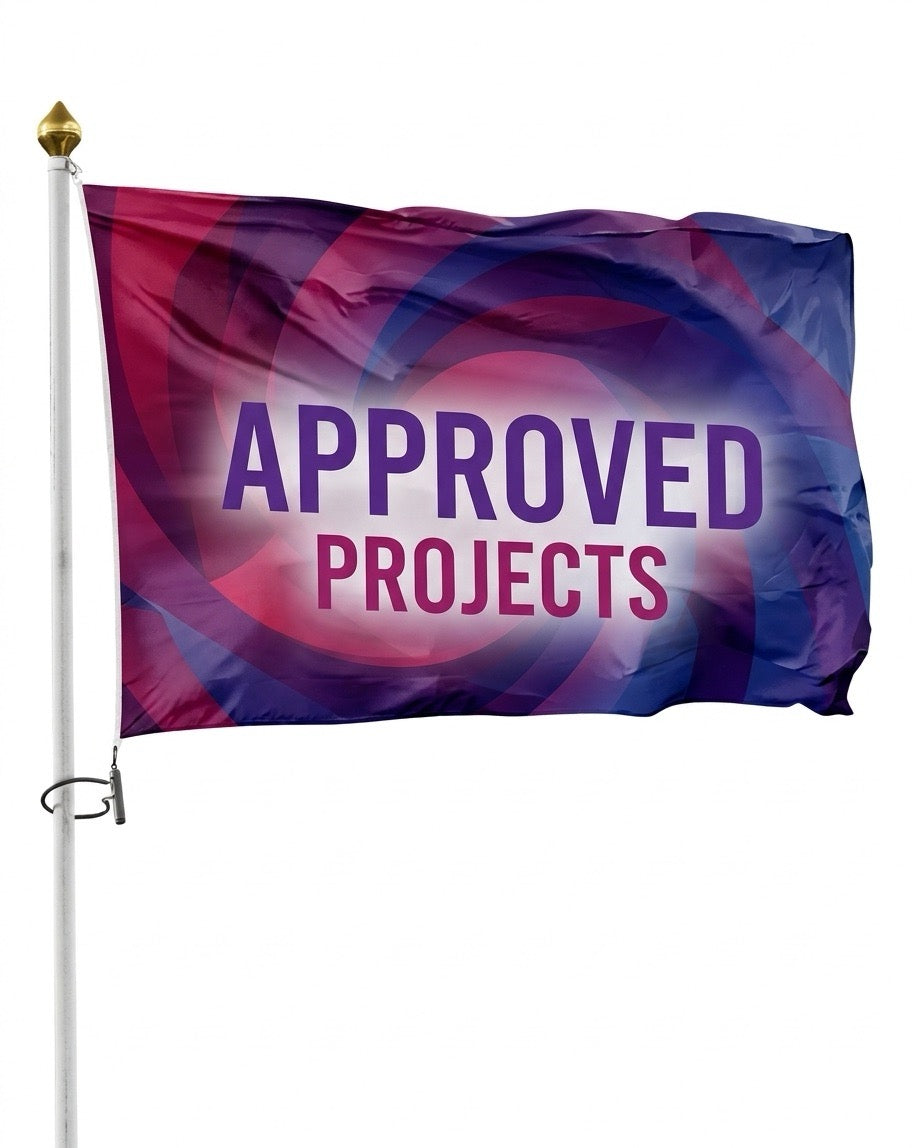 Custom Corporate horizontal Flags