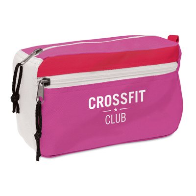 MB6001 - Cosmetic bag in 600D polyester with double zipper