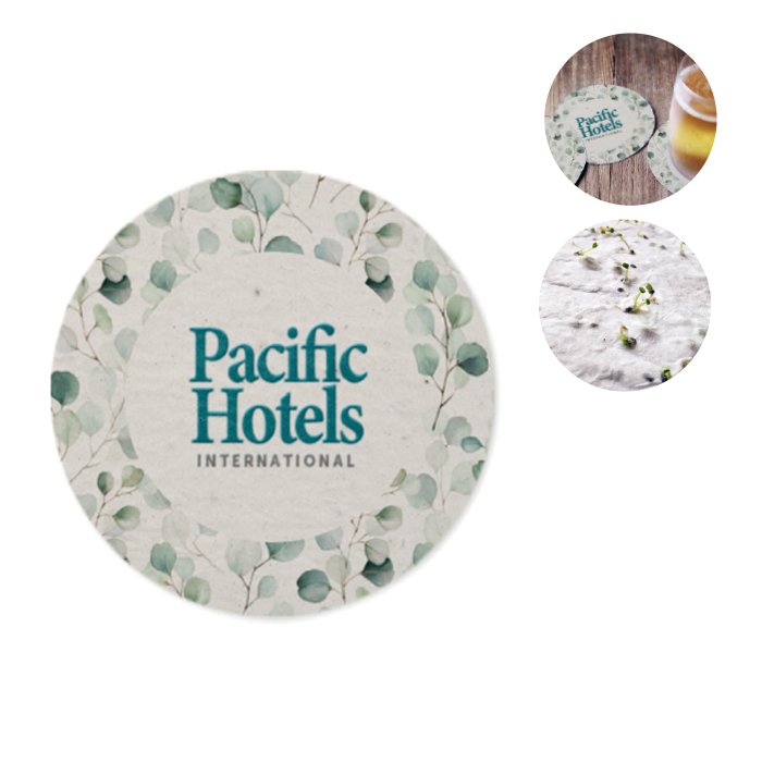 MGOT01 - Full colour seed paper coaster. 8 different seed options available!