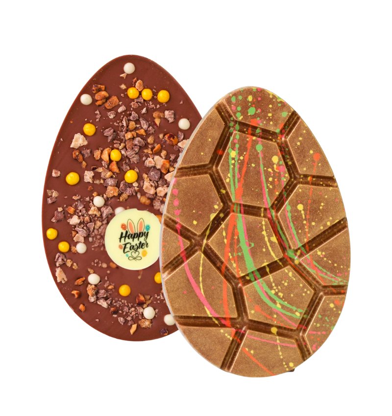 MI4008 - XL Belgian Chocolate Easter Egg with logo