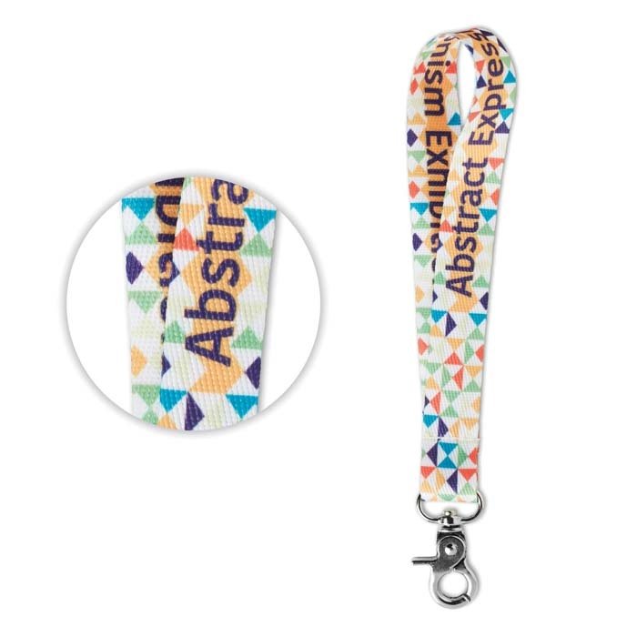 ML1027 - Sublimated polyester twill short strap