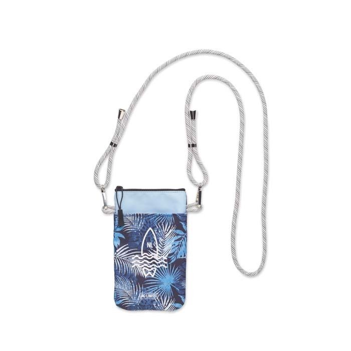 ML1066 - Padded Crossbody phone bag with 2-tone adjustable cord (11x18.5cm)
