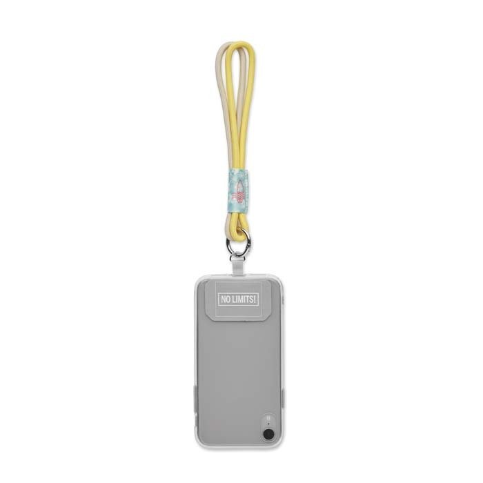 ML1067 - Trendy double cord key tag & phone holder