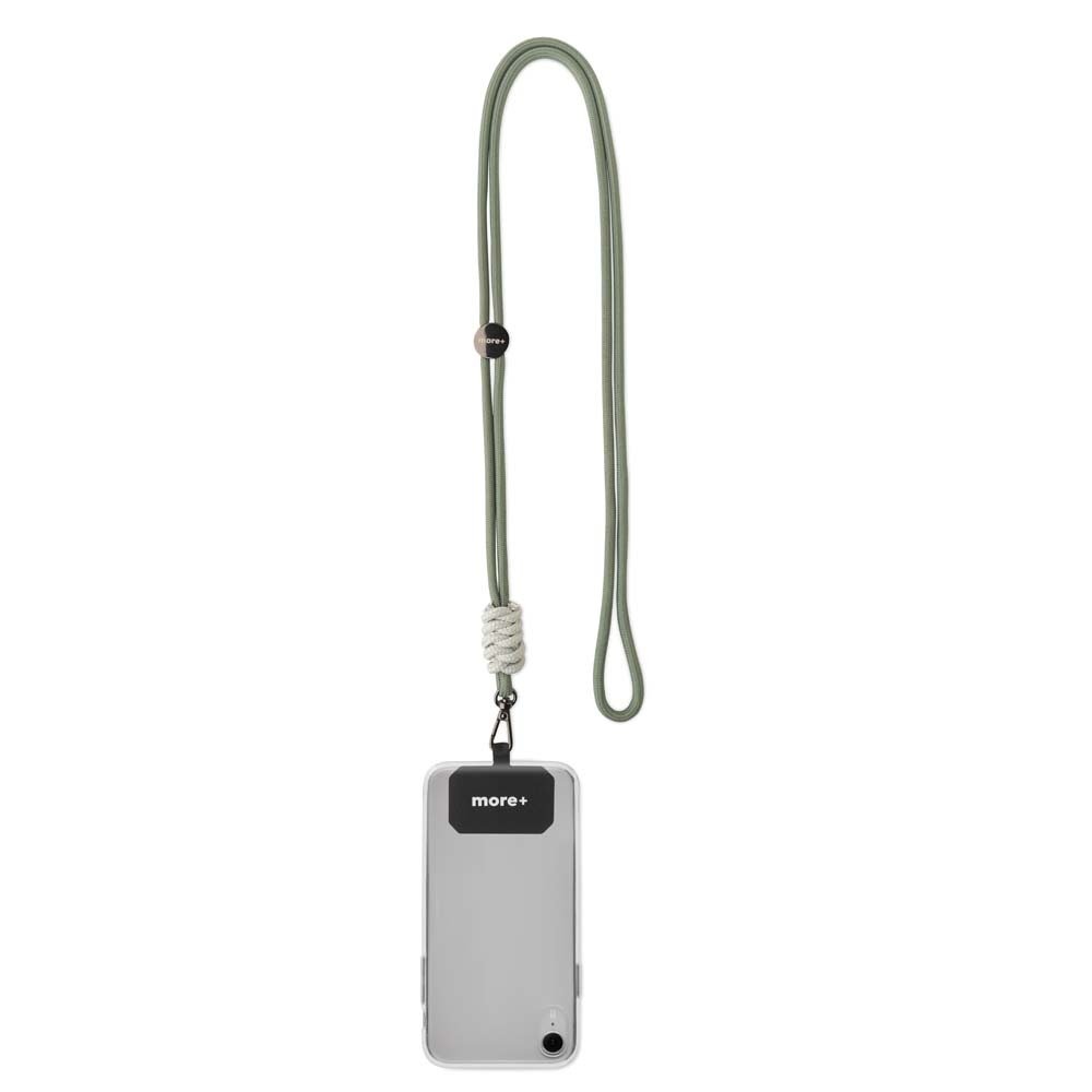 ML1091 - Crossbody 2-tone knot colour phone cord lanyard.