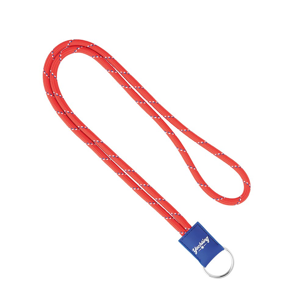 ML1107 - Polyester 3-tone cord lanyard with PVC badge