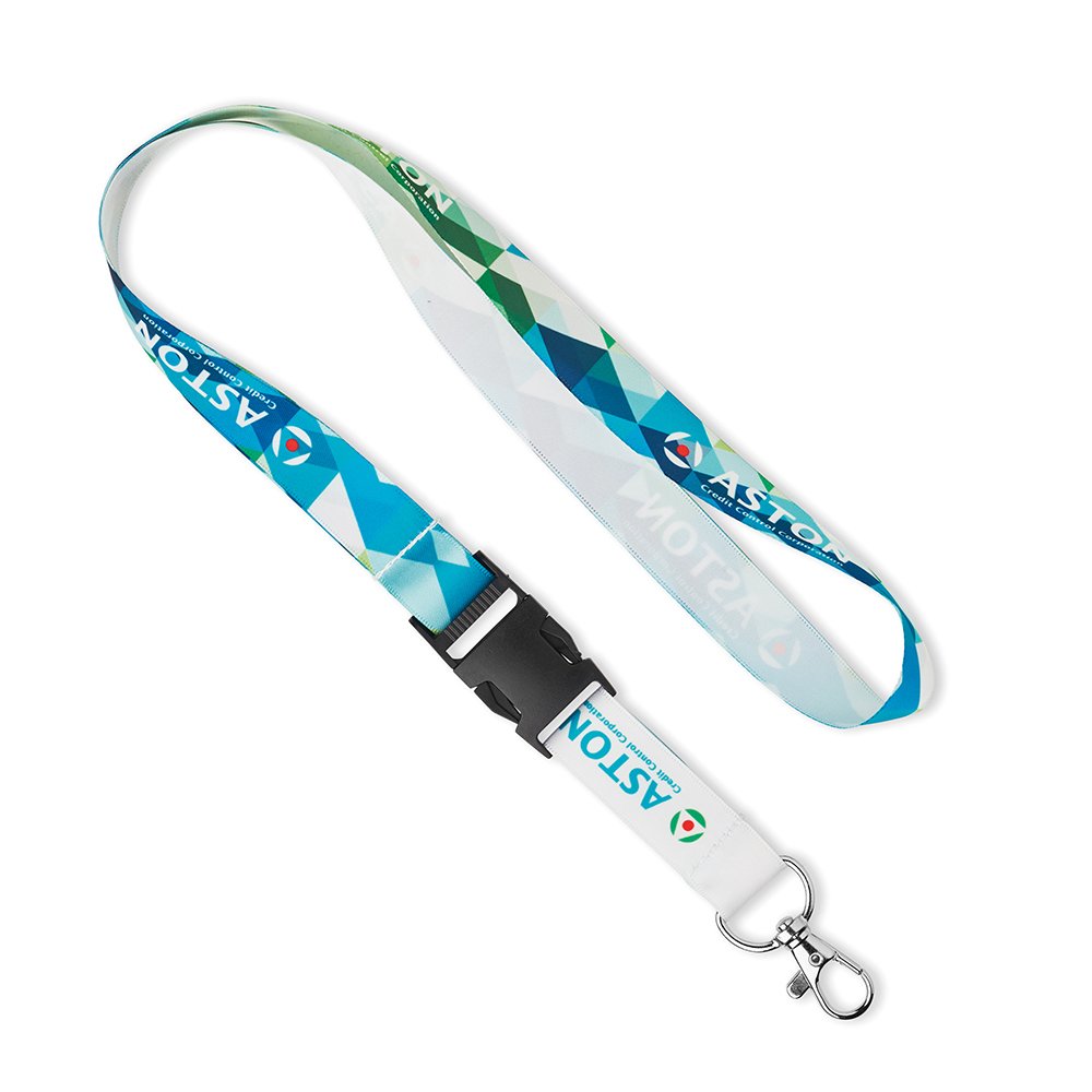ML1235 - Detachable satin sublimation lanyard