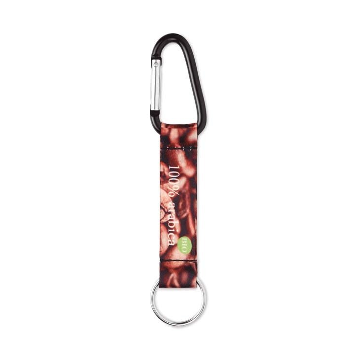 ML1311 - Carabiner with sublimated RPET strap