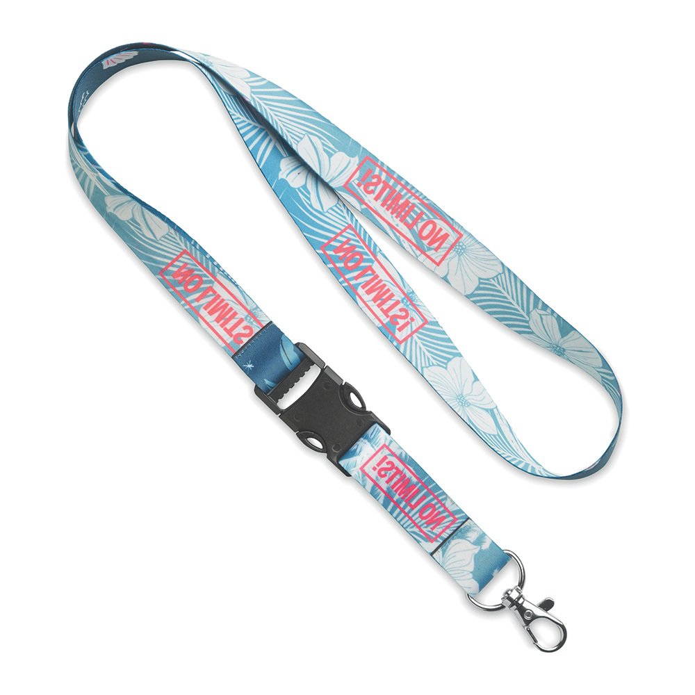 ML5204 - Made in Europe - detachable polyester sublimation lanyard