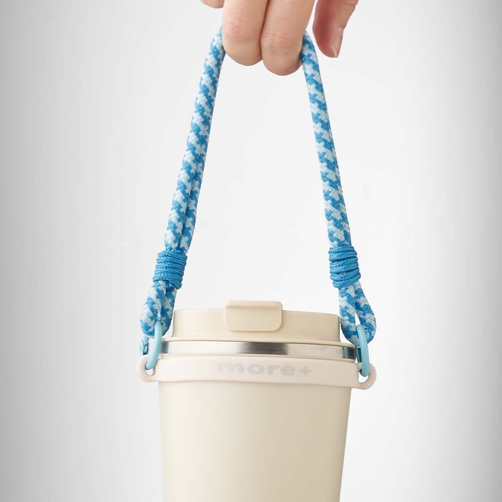 MLBH02 - 2-tone cord bottle carrier with logo label