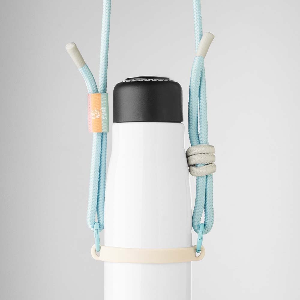 MLBH06 - Crossbody bottle carrier with logo label