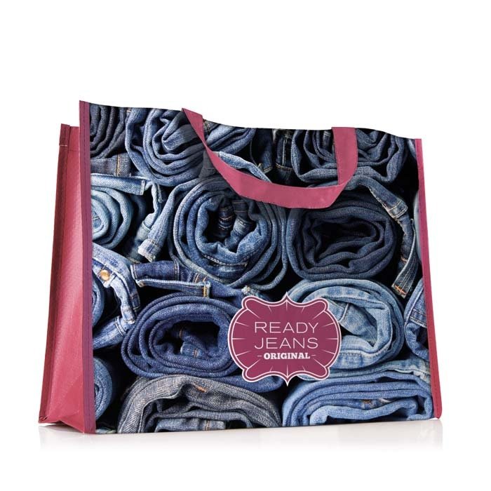 MO4070 - Horizontal shopping bag: 36x32x12cm