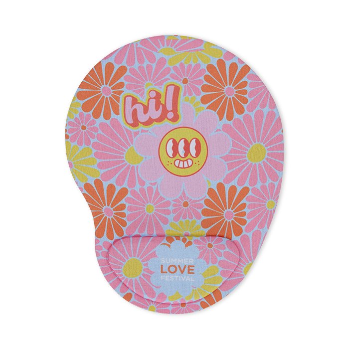 MPAD04 - Full colour printed ergonomic polyester mousepad