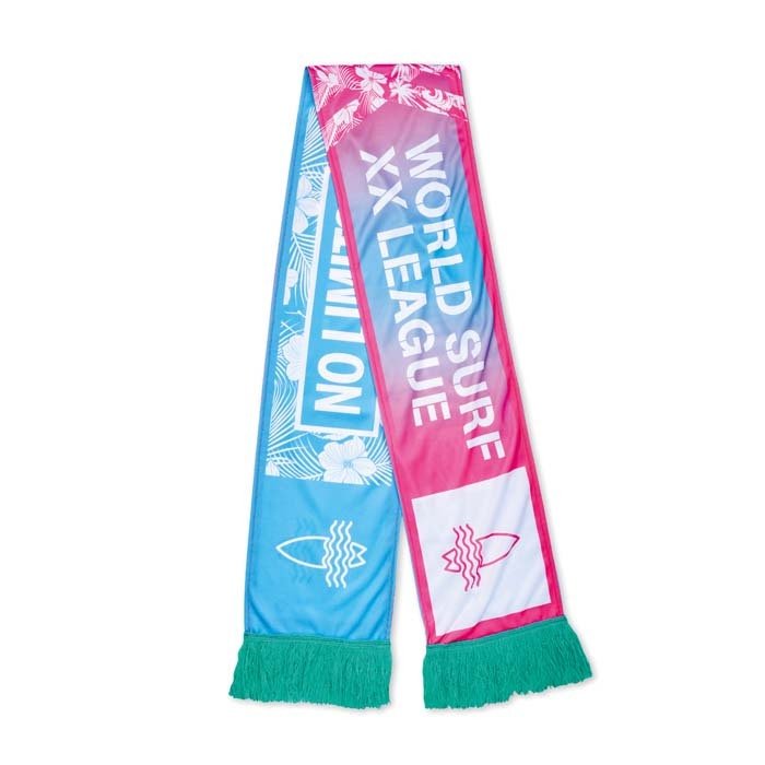 MW2005 - Full colour double layer scarf made of lycra fabric
