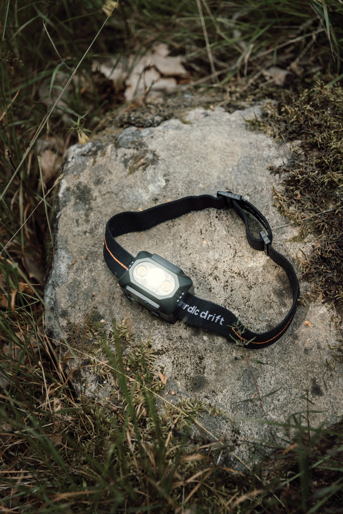 Nordic Drift Everest high performance dual battery headtorch