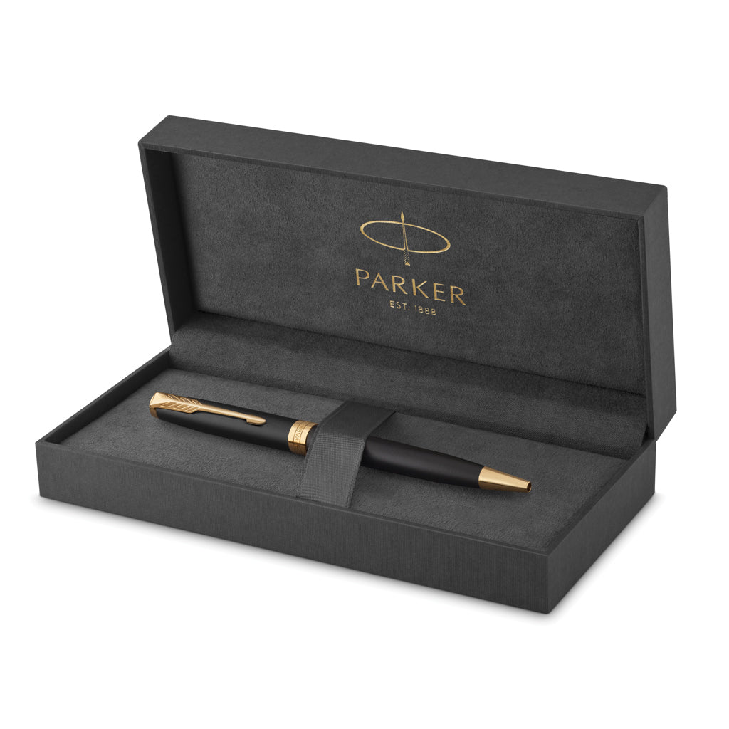 Parker SONNET Ballpoint Pen, Matte Black with Palladium Trim