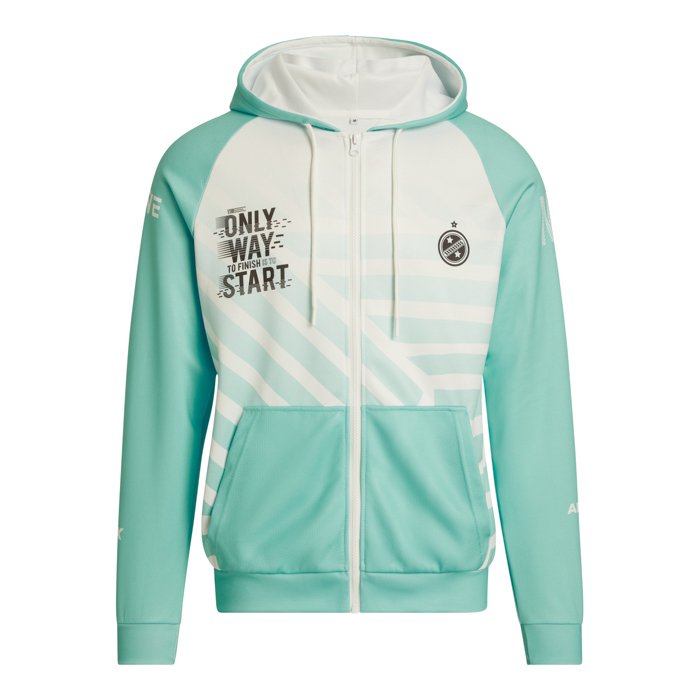SG1043 - Sublimated zip raglan hoodie 280g