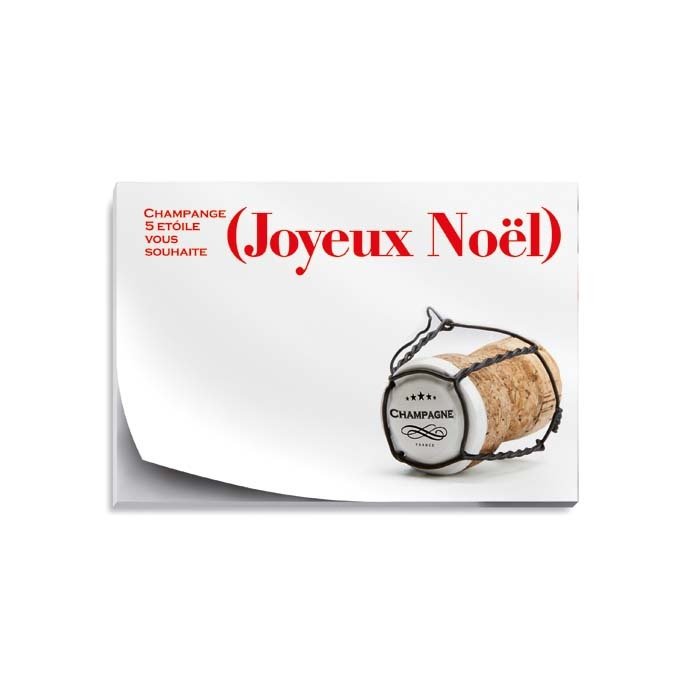 SN02 - White rectangular shape sticky notes with 25-100 printed stickey notes