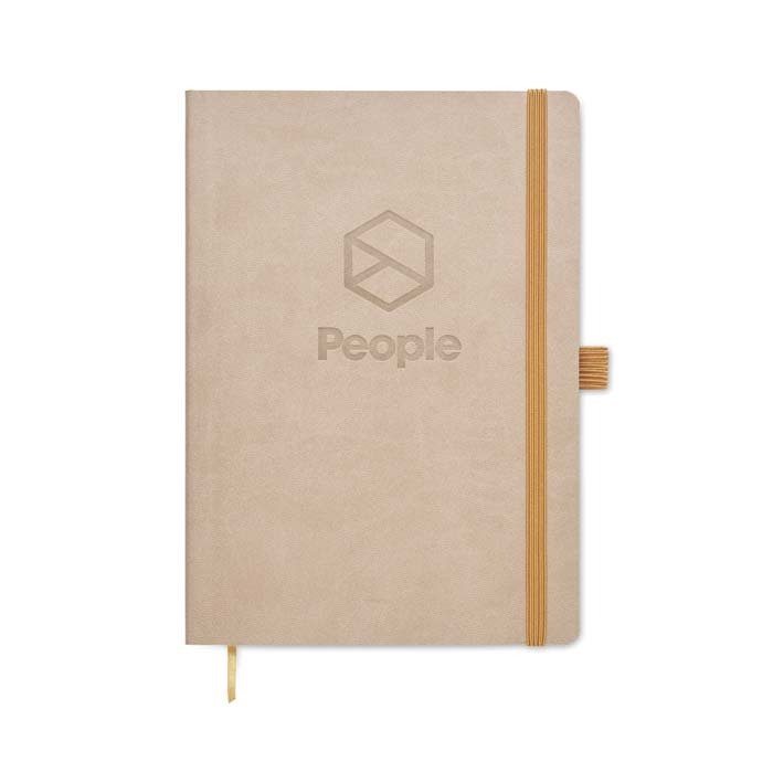 SOPUA5 - A5 size PU-leather soft cover notebook with your design printed sheets