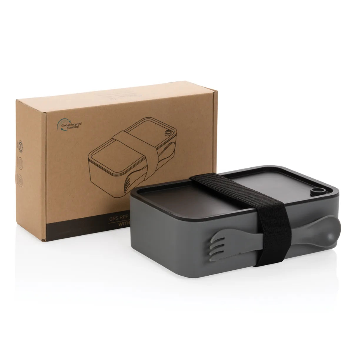 Grs Recycled Pp Lunch Box With Spork