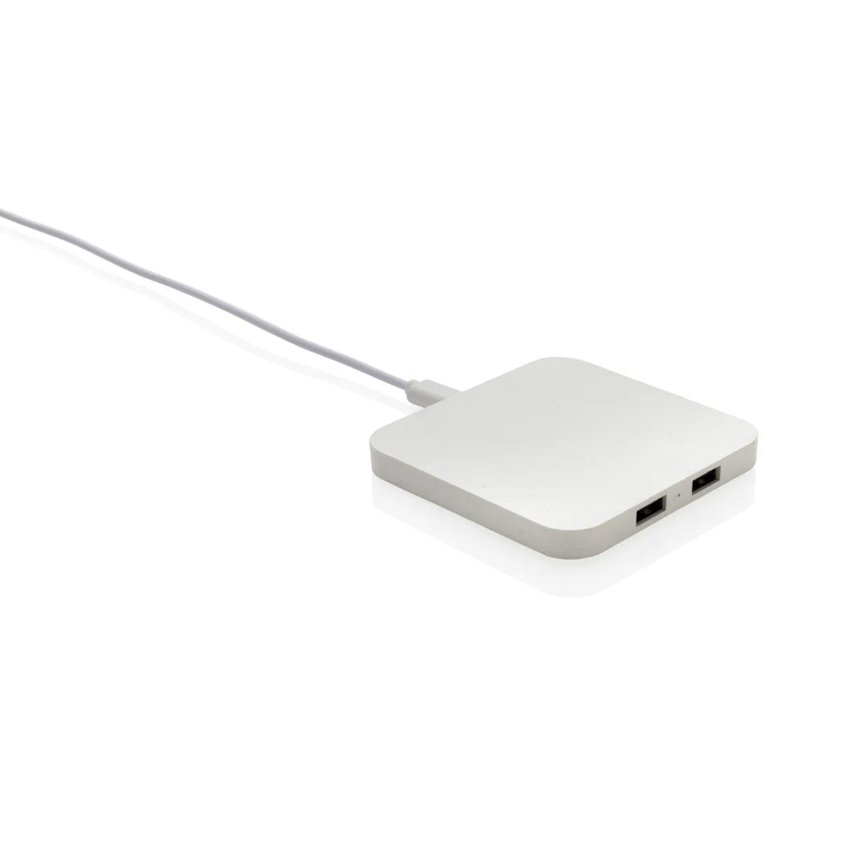 Rcs Recycled Plastic 10W Wireless Charger With Usb Ports