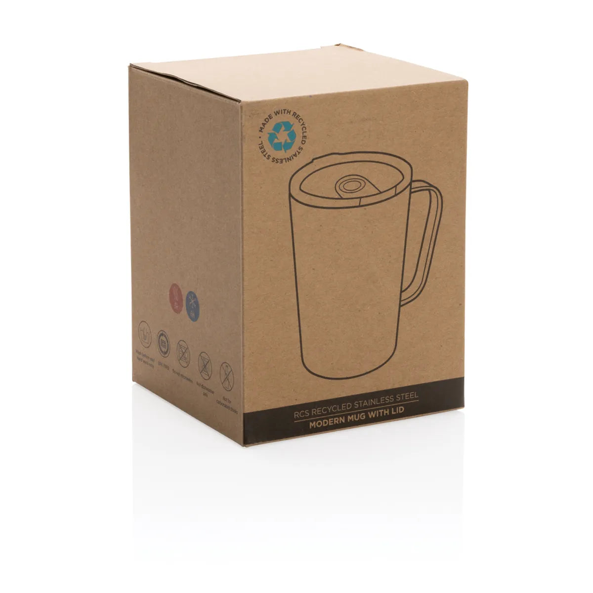Rcs Recycled Stainless Steel Modern Vacuum Mug With Lid