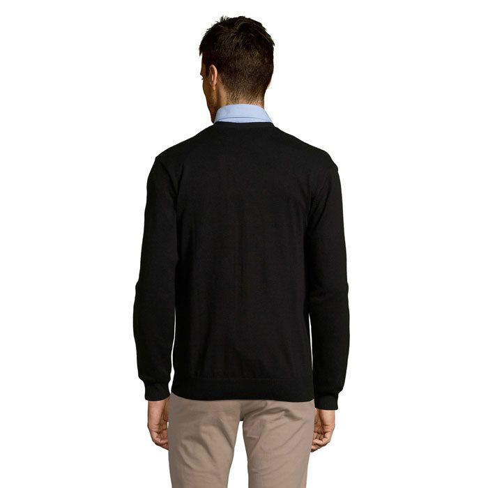 Golden Men V-neck Cardigan