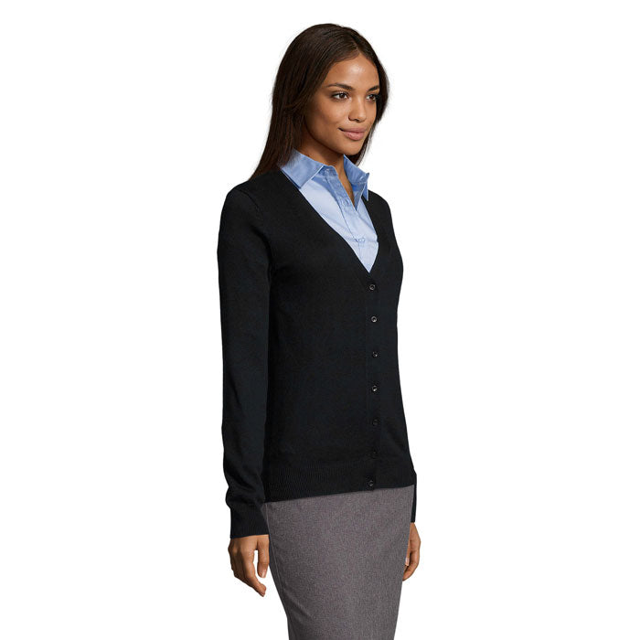 Golden Women V Neck Cardiga