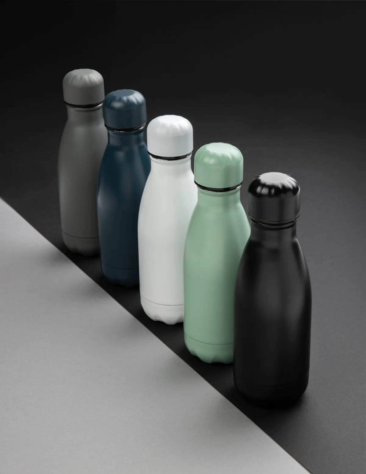 Solid Colour Vacuum Stainless Steel Bottle