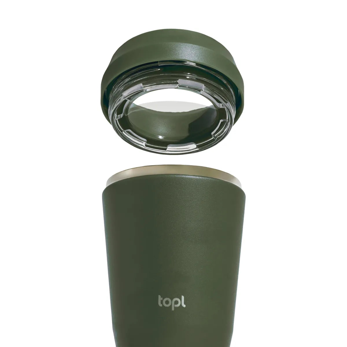 Topl Recycled Steel To Go Tumbler Patented 360 Lid