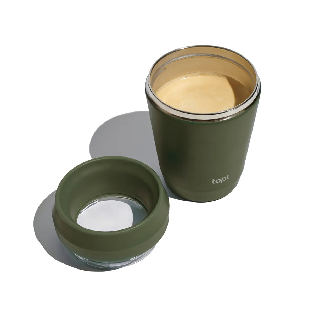 Topl Recycled Steel To Go Tumbler Patented 360 Lid