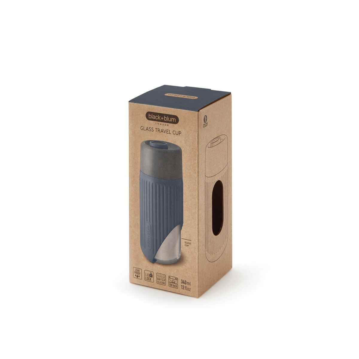 Black+Blum Glass Travel Cup