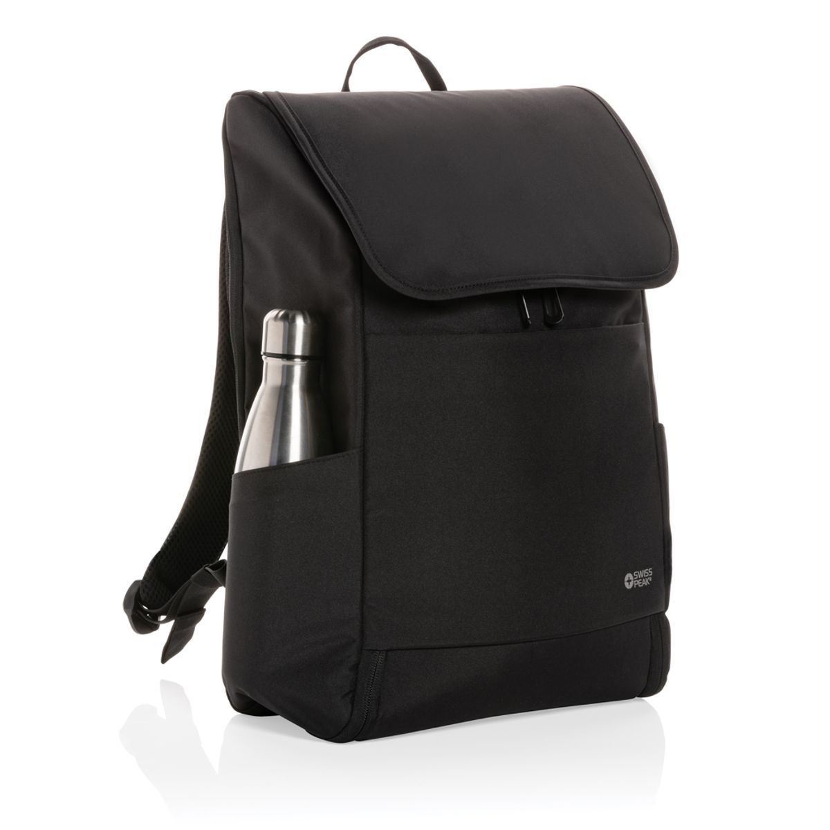 Swiss Peak Fern Aware™ Rpet All Over Zipper 15.6" Backpack