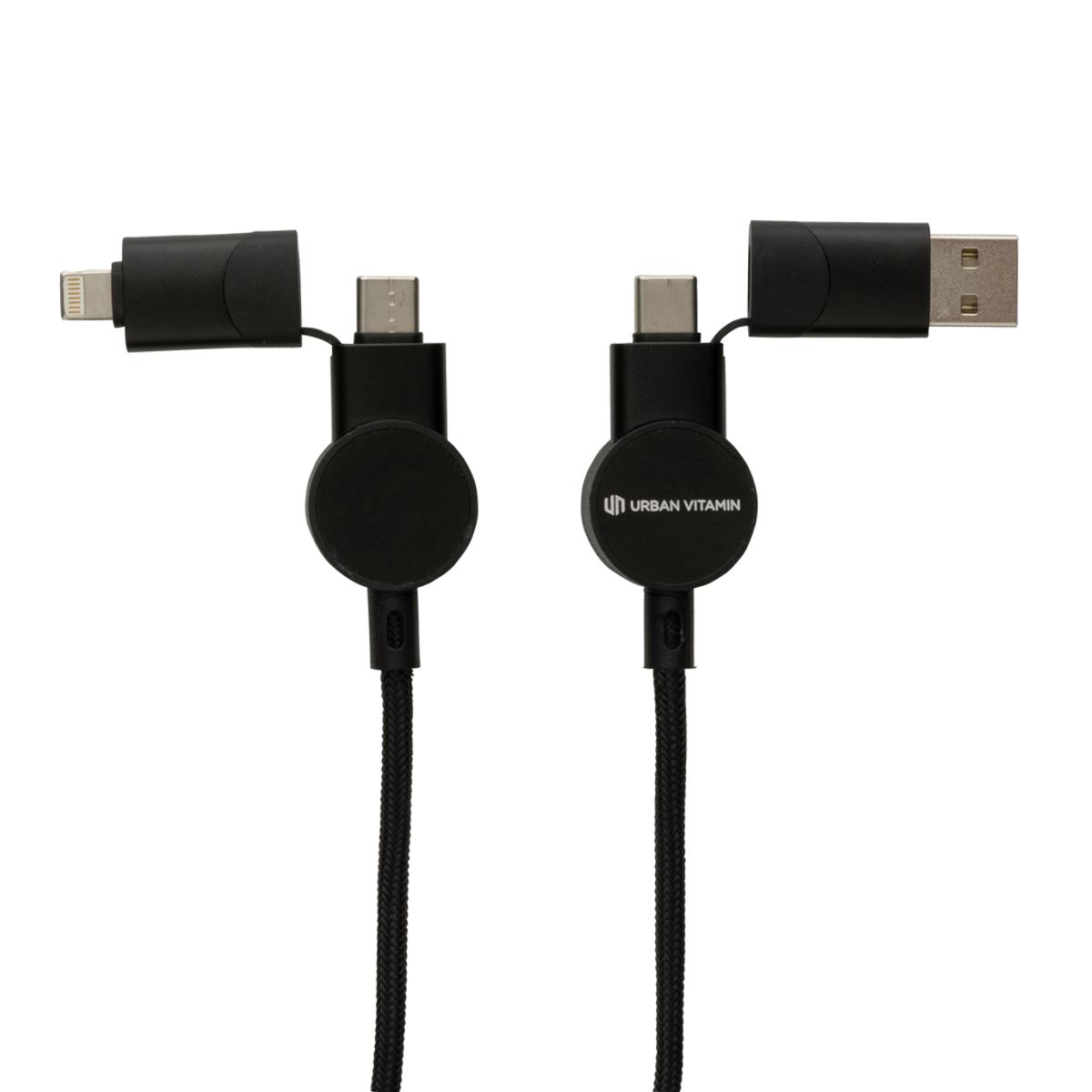 Oakland Rcs Recycled Plastic 6-In-1 Fast Charging 45W Cable