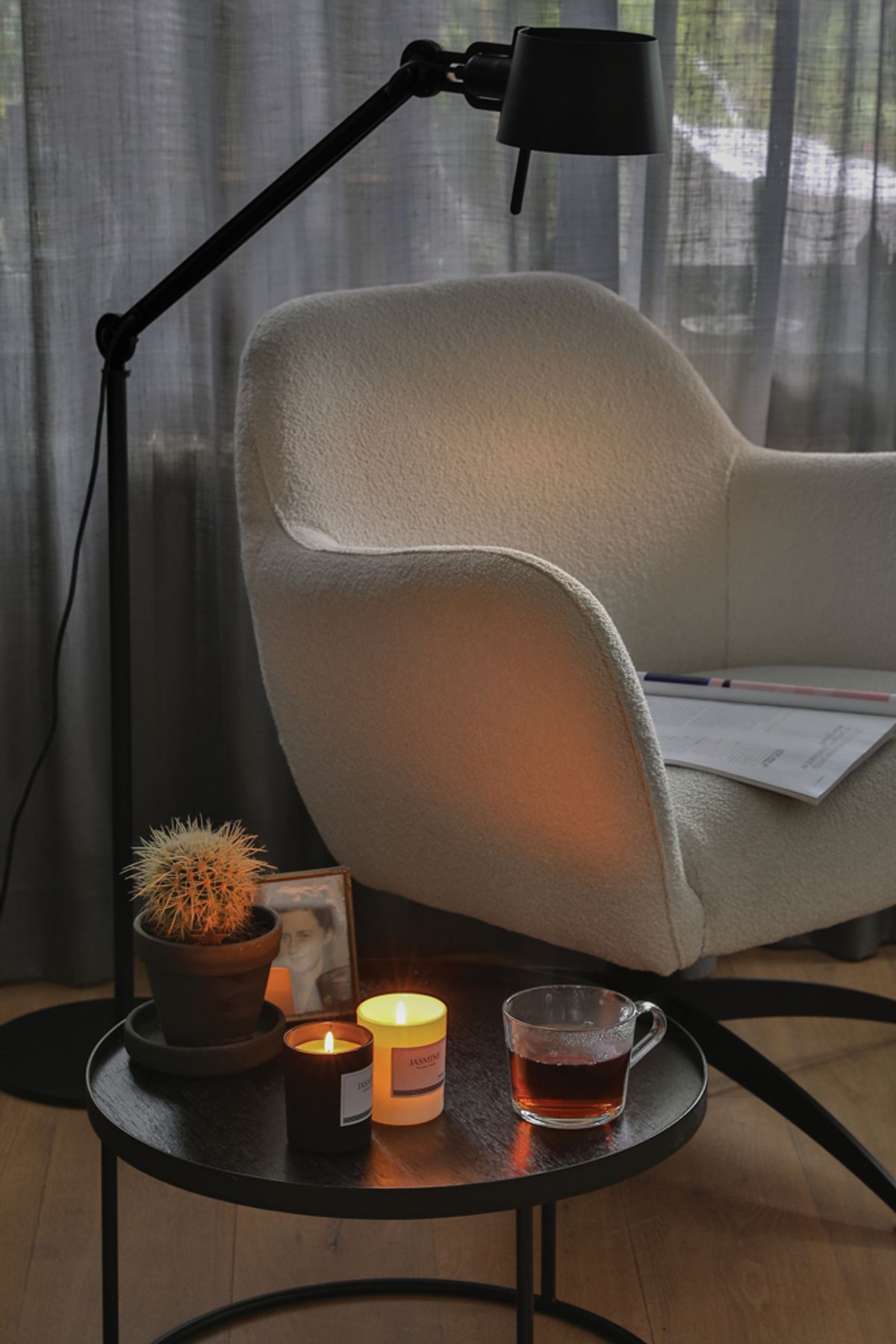 Ukiyo Small Scented Candle In Glass