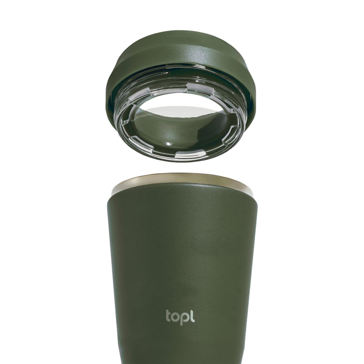 Topl Recycled Steel To Go Tumbler Patented 360 Lid