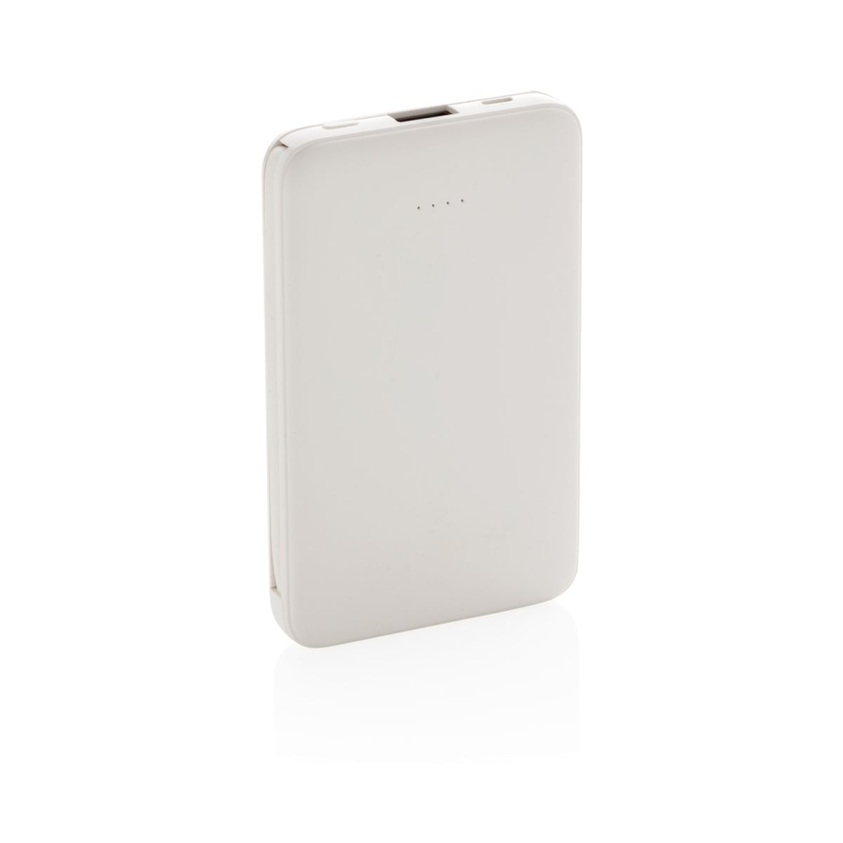 5.000 Mah Pocket Powerbank With Integrated Cables