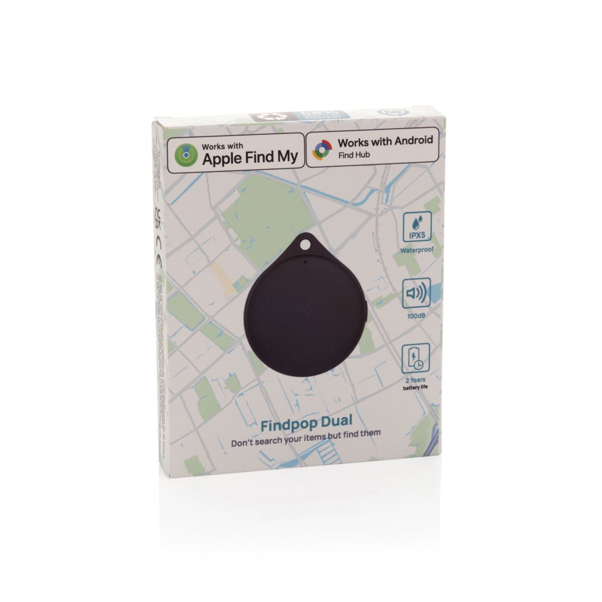 Findpop Dual RCS pārstrādātas plastmasas priekšmetu meklētājs IPX5