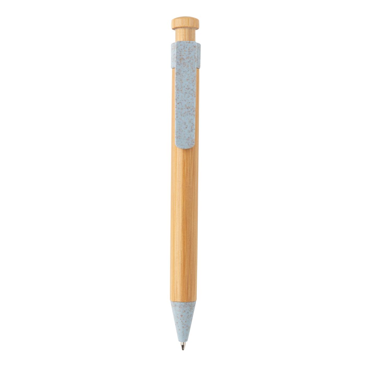 Bamboo Pen With Wheatstraw Clip