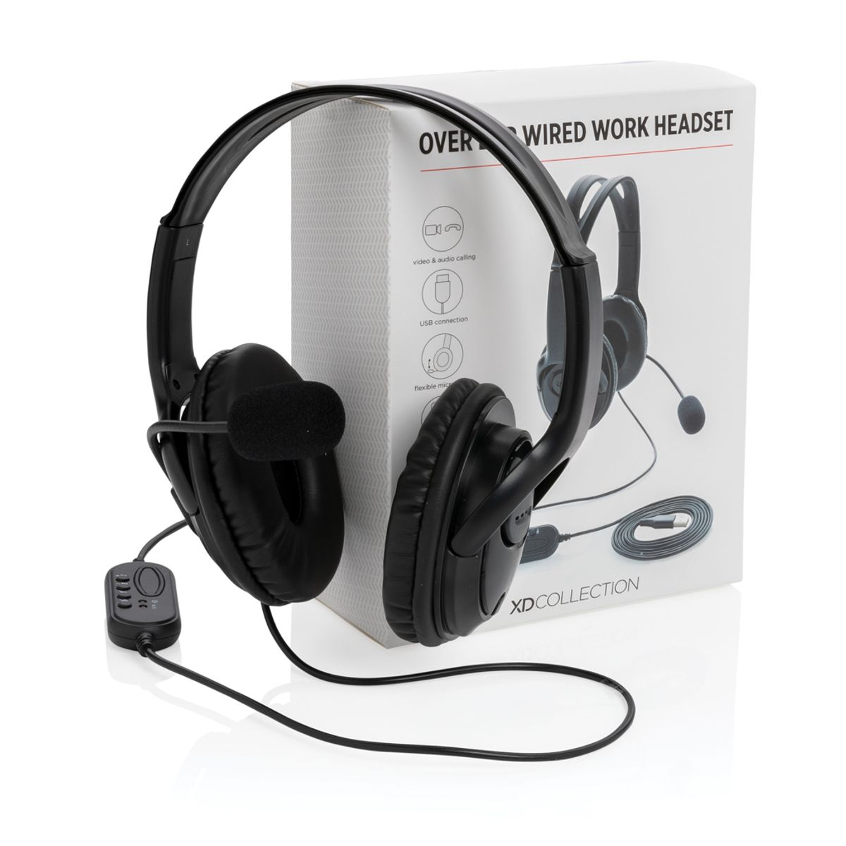 Over Ear Wired Work Headset