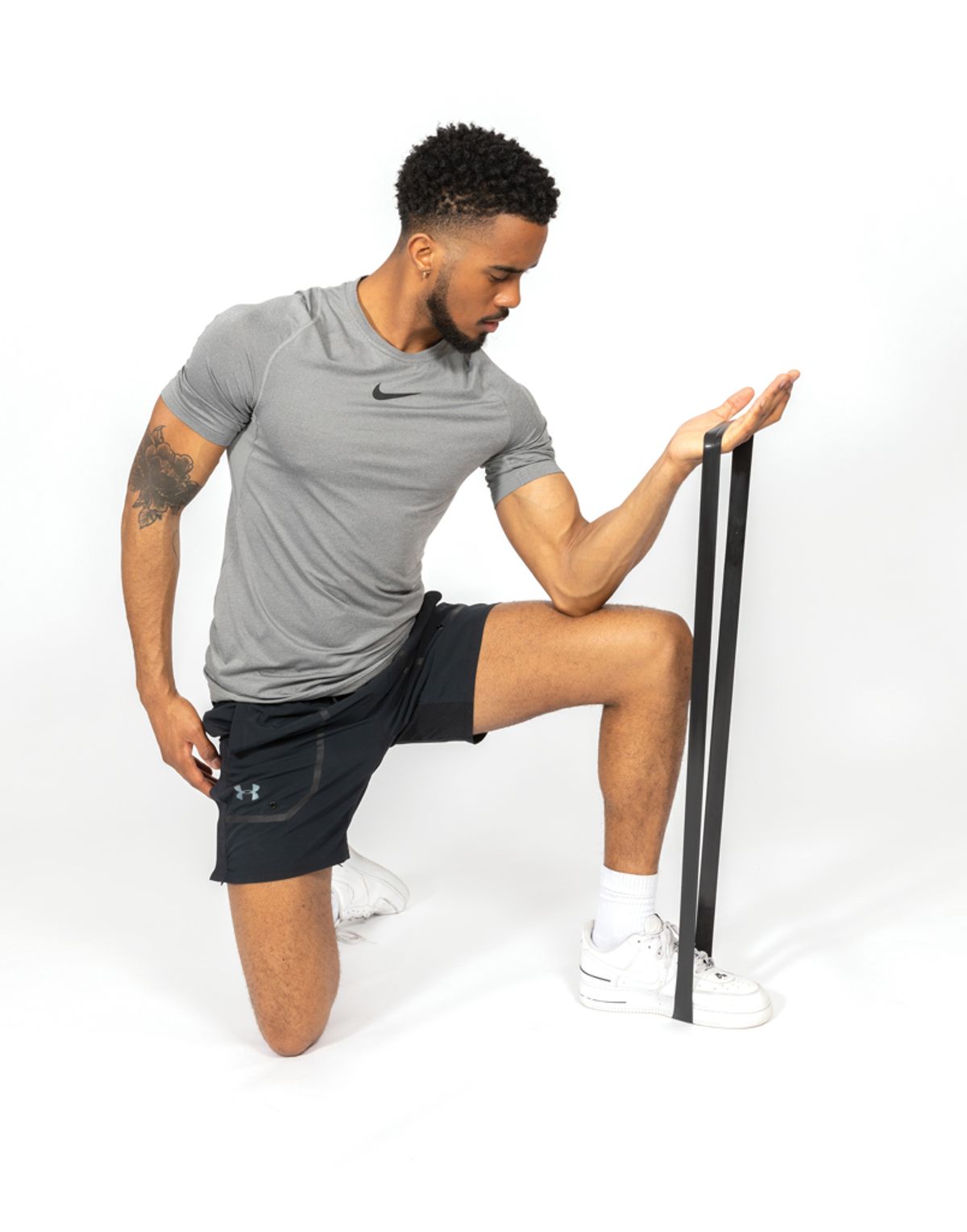 4Pc Elastic Fitness Bands In Pouch