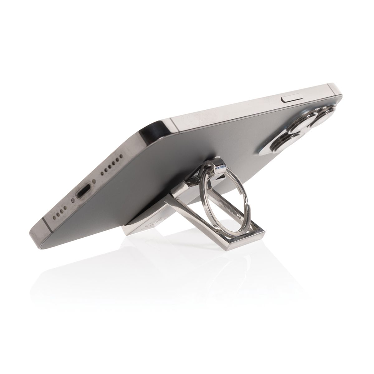 Rsc Recycled Zinc Alloy Phone Stand Keychain