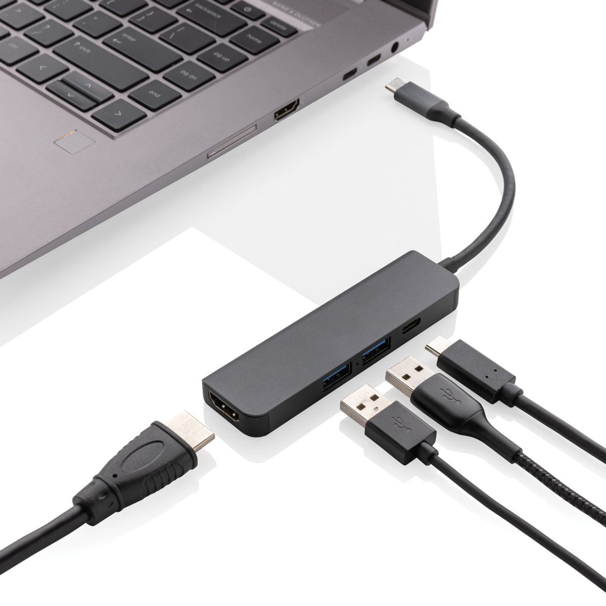 Terra Rcs Recycled Aluminium Hub With Hdmi Input