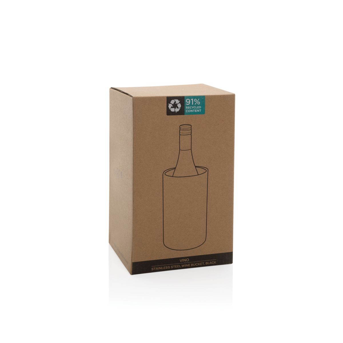 Vino Rcs Certified Recycled Stainless Steel Wine Bucket