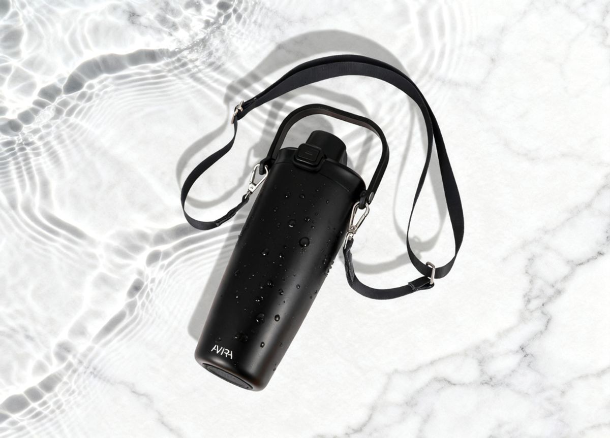 Avira Ayala Rcs Re-Steel Duosip Lockable Crossbody Tumbler
