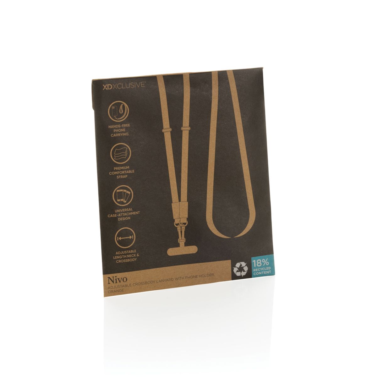Nivo Rcs Recycled Pet Crossbody Lanyard