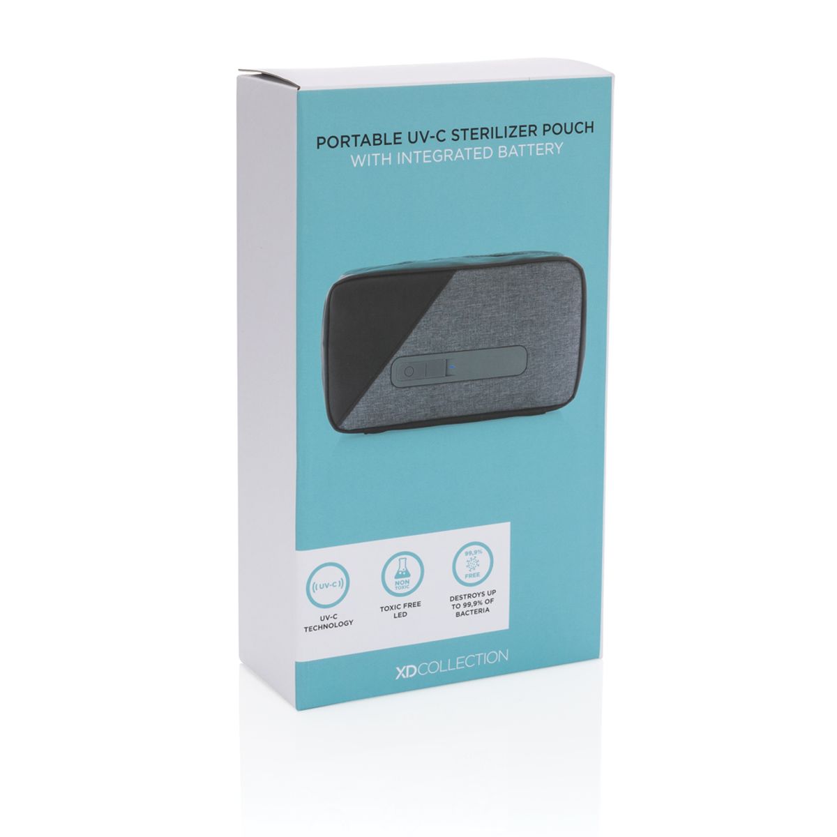 Portable Uv-C Steriliser Pouch With Integrated Battery