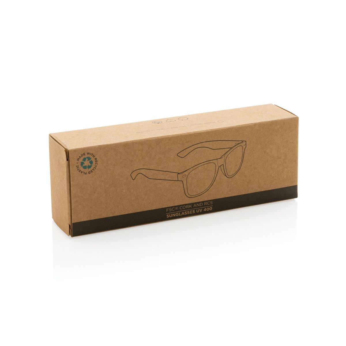 Grs Recycled Pc Plastic Sunglasses With Cork