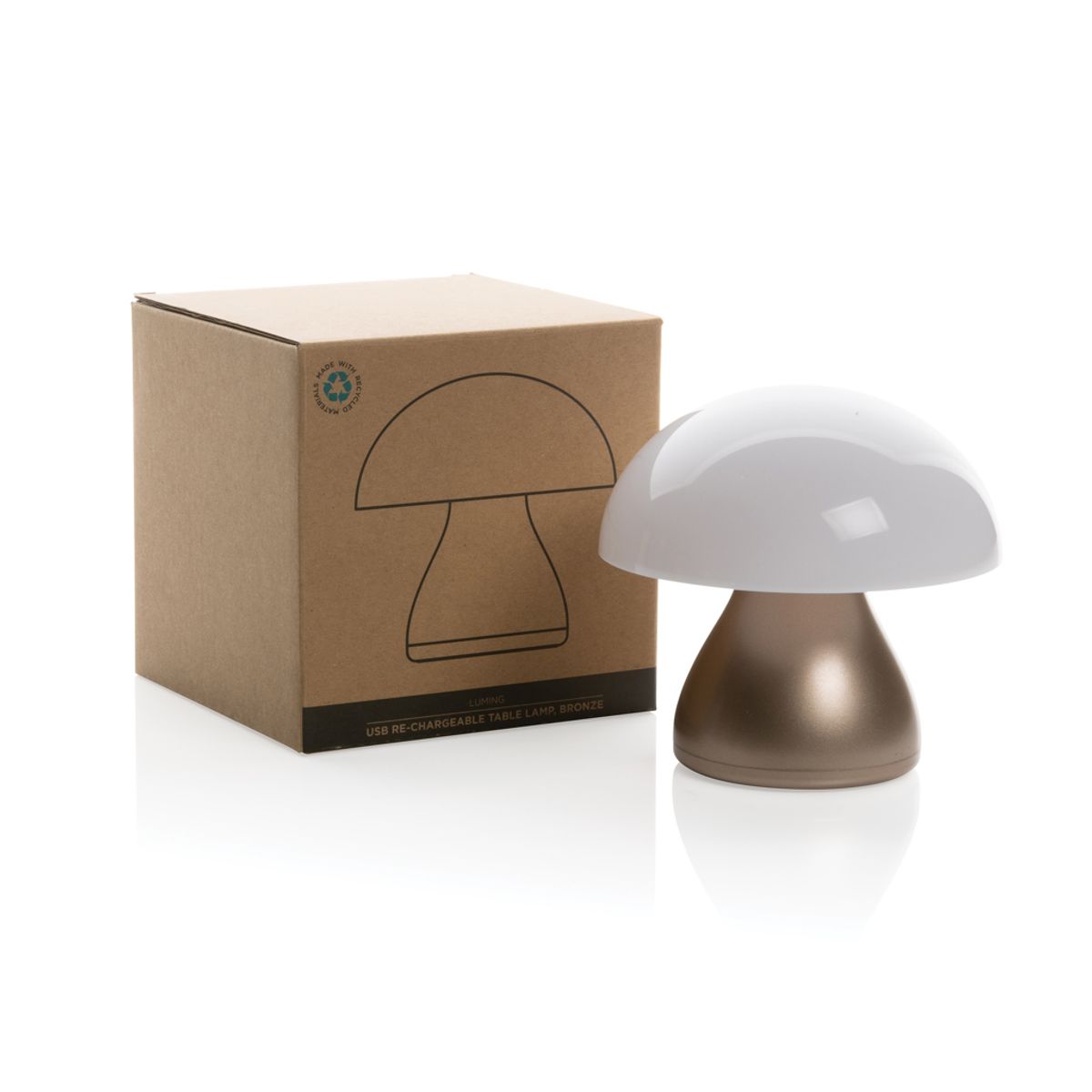 Luming Rcs Recycled Plastic Usb Re-Chargeable Table Lamp
