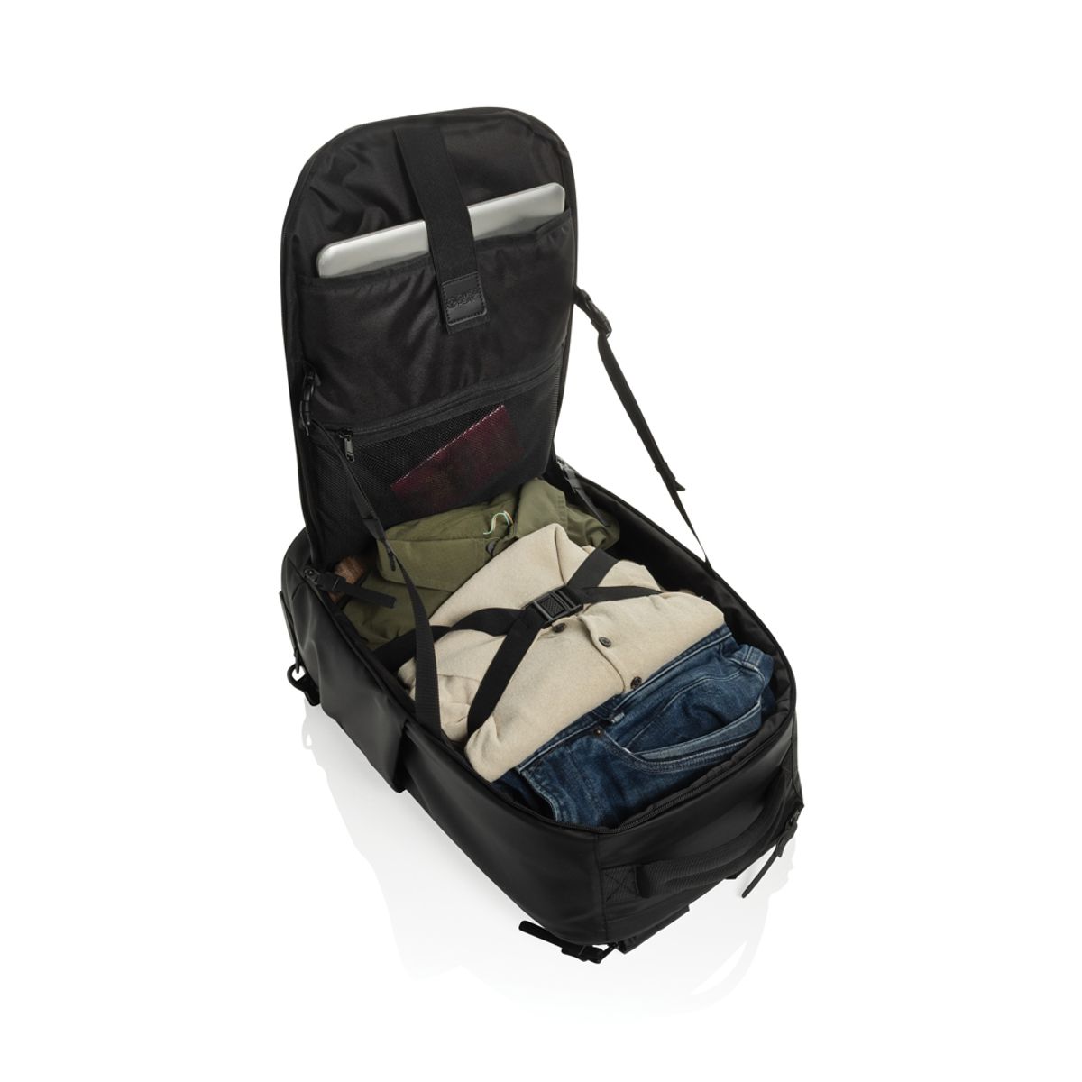 Swiss Peak Oslo Rcs Wheeled Duffel Backpack