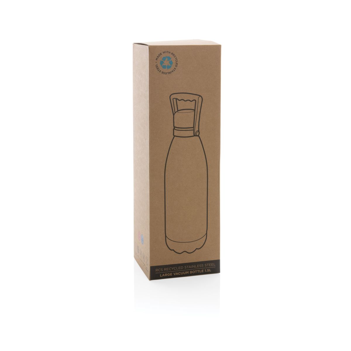 Rcs Recycled Stainless Steel Large Vacuum Bottle 1.5L